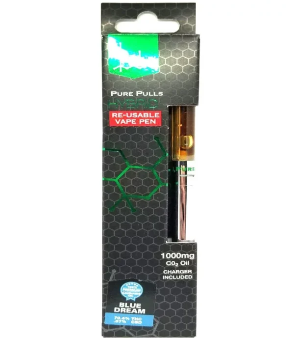 Pure Pulls Reusable Vape Pen – Blue Dream (1000mg)